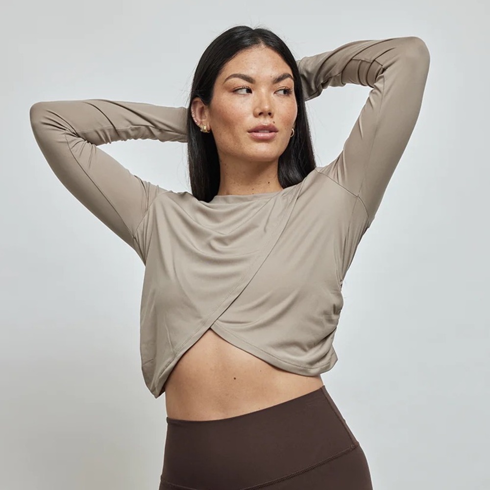 Free People With a Twist Layer top